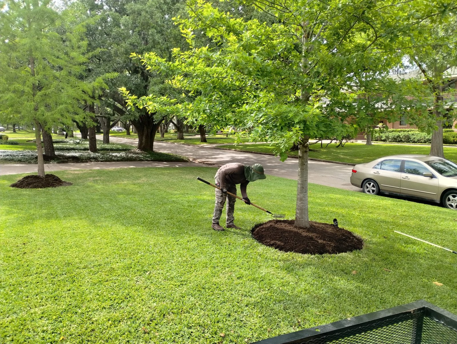 Residential landscape project completed by Rainlandscaping